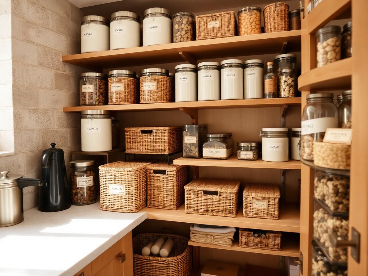 The pantry cupboard organised with VENTIO discoveries